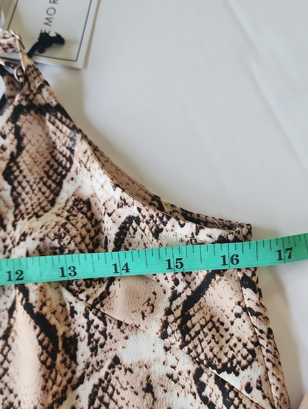 Emory Park Beige Snake-Print Cami with Adjustable Straps - Picture 4 of 6